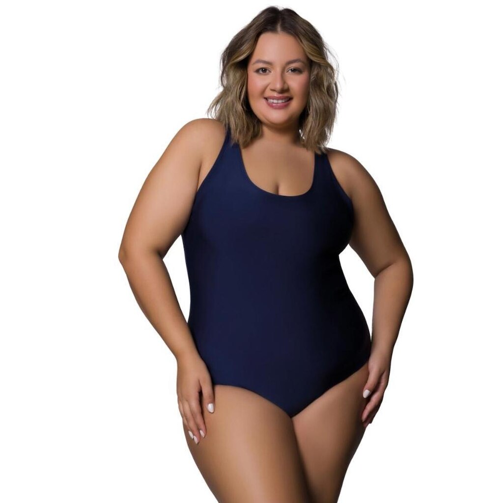 Maiô Regata Plus Size Clássico Básico Verão Selene