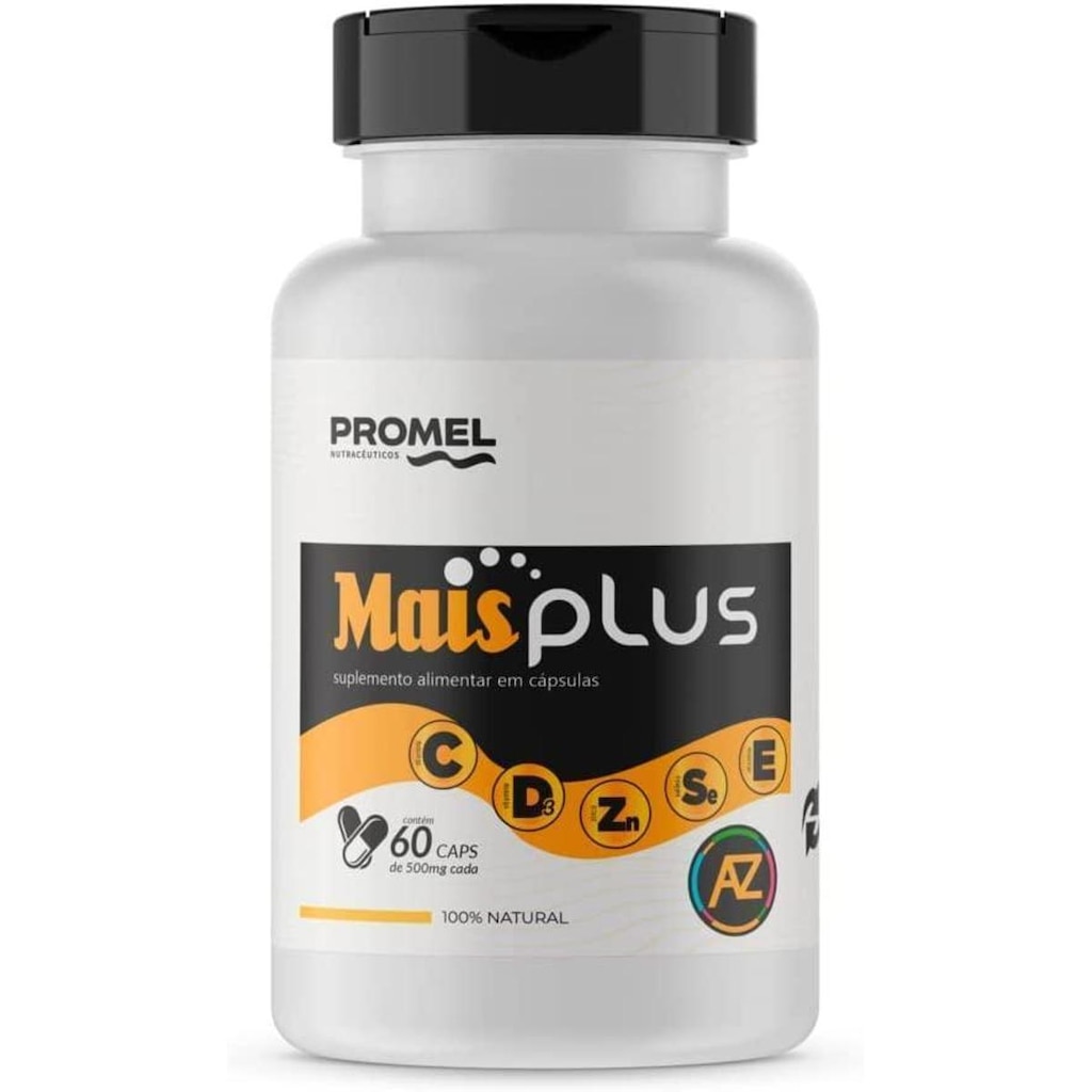 Mais Plus A a Z 60 Capsulas de de 500mg Promel