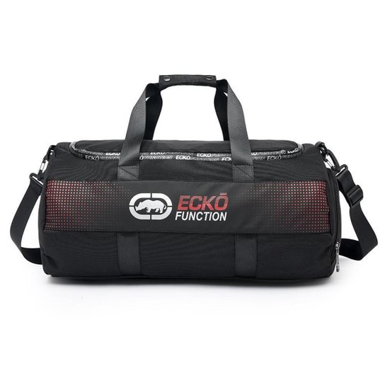 Mala Academia Ecko Bolsa Transversal Treino Viagem Reforçada - Preto+Vermelho Menor preço em Mala Academia Ecko Bolsa Transversal Treino Viagem Reforçada - Preto+Vermelho