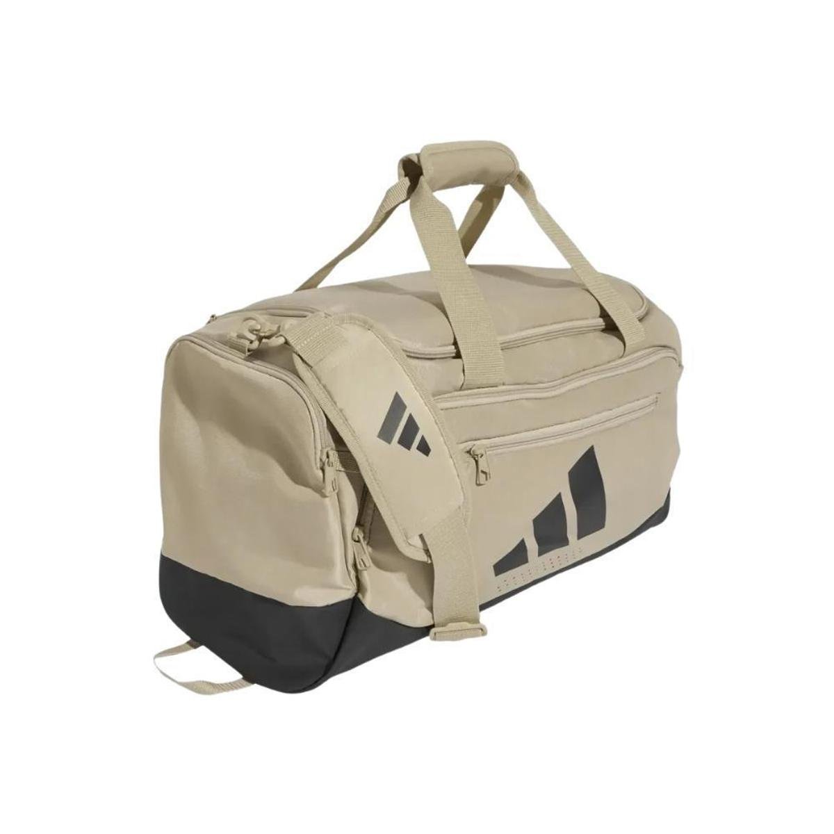 MALA ADIDAS DEFENDER DUFFLE UNISSEX KT3157 - Bege+Preto | Netshoes