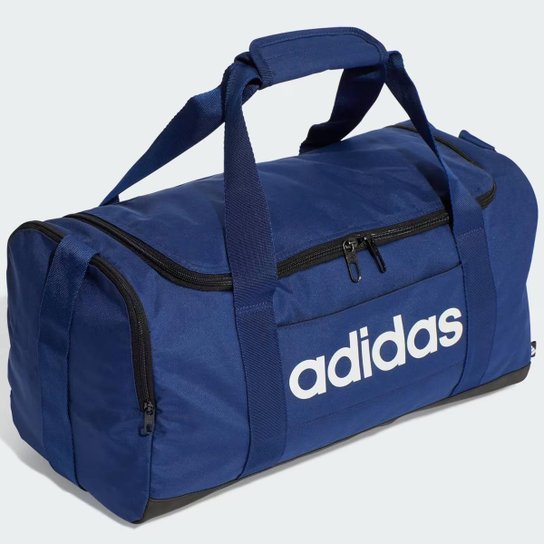 Mala Adidas Duffel Essentials Linear Pequena Marinho