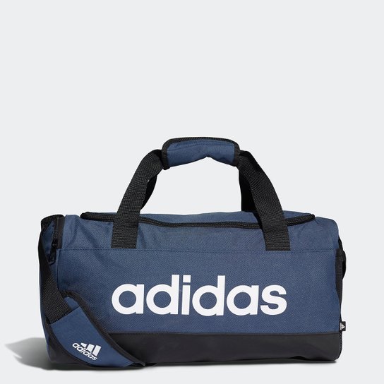 Mala Adidas Duffel Linear 25 Litros - Azul+Preto é ruim? Mala Adidas Duffel Linear 25 Litros - Azul+Preto é boa?