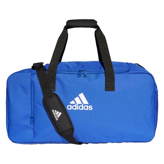 Mala Adidas Tiro Media - Azul+Branco Menor preço em Mala Adidas Tiro Media - Azul+Branco