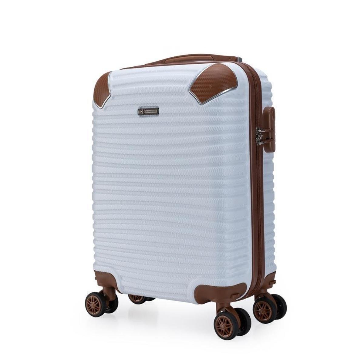 Mala de Bordo Executiva Resistente ABS Roda 360° Swissport 28l Menor preço em Mala de Bordo Executiva Resistente ABS Roda 360° Swissport 28l