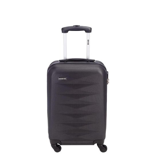 Mala De Bordo Sestini 360 Fun 4 Pequena Preto - Preto Menor preço em Mala De Bordo Sestini 360 Fun 4 Pequena Preto - Preto