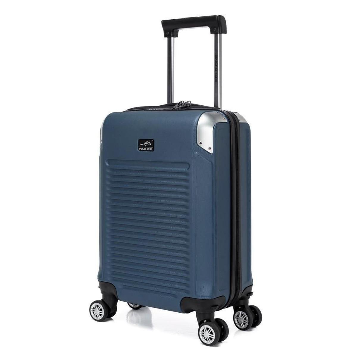 Mala De Bordo Viagem ABS Rígido Polo One Tamanho P Rodas 360° Reforçada com Cadeado TSA Menor preço em Mala De Bordo Viagem ABS Rígido Polo One Tamanho P Rodas 360° Reforçada com Cadeado TSA