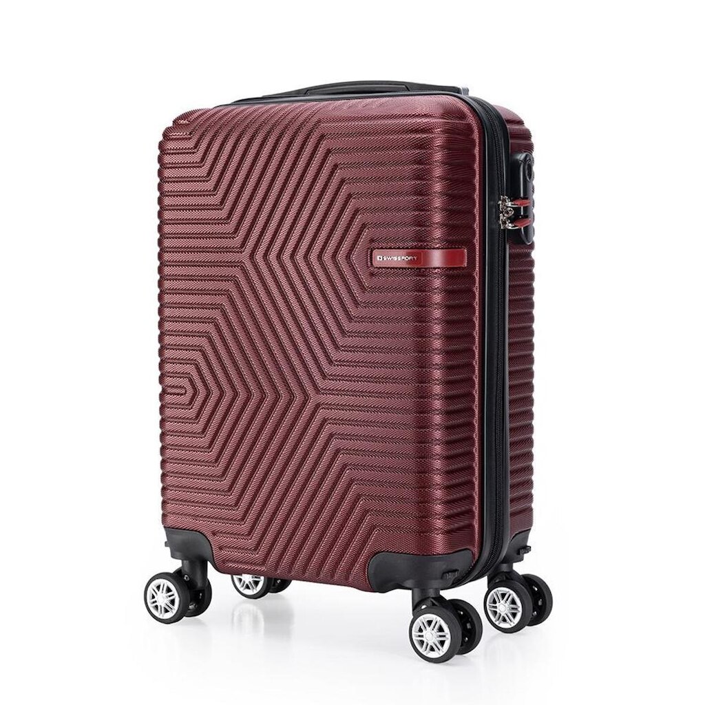 Mala de Mão Pequena Swissport Mala Spinner Rodas 360° Semi-Rigida Compacta