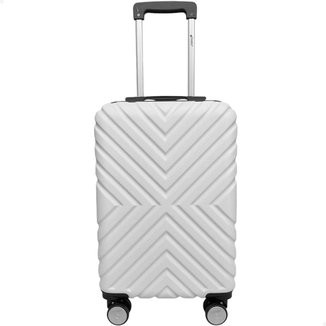 Mala de Viagem Bordo Porte Pequeno Rodas 360° ABS Resistente Cadeado com Segredo Cruzeiro 3004-M20