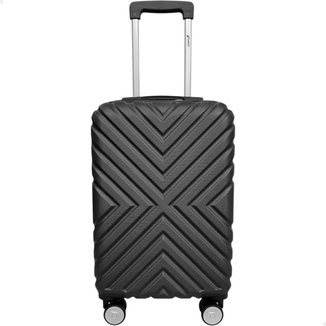 Mala de Viagem Bordo Porte Pequeno Rodas 360° ABS Resistente Cadeado com Segredo Cruzeiro 3004-M20