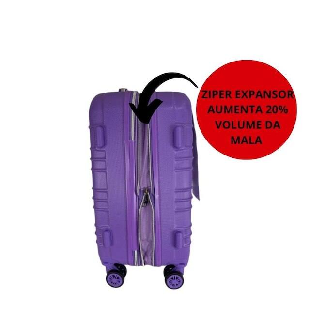 Mala De Viagem De Bordo Pequena 10kg Expansiva Anac Chx