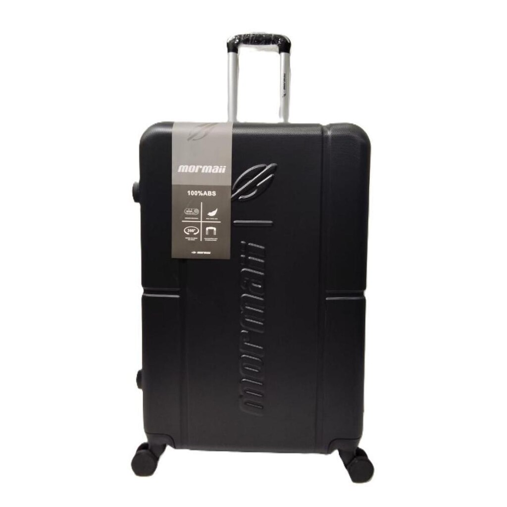 Mala De Viagem Grande 23Kg Abs com Rodas 360° Expansiva Mormaii Original
