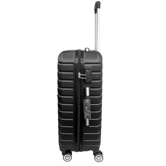 Mala de Viagem Grande Porte Rodas 360º ABS Cadeado TSA Texturizada Cruzeiro 1005-M28