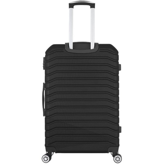 Mala de Viagem Grande Porte Rodas 360º ABS Cadeado TSA Texturizada Cruzeiro 1005-M28