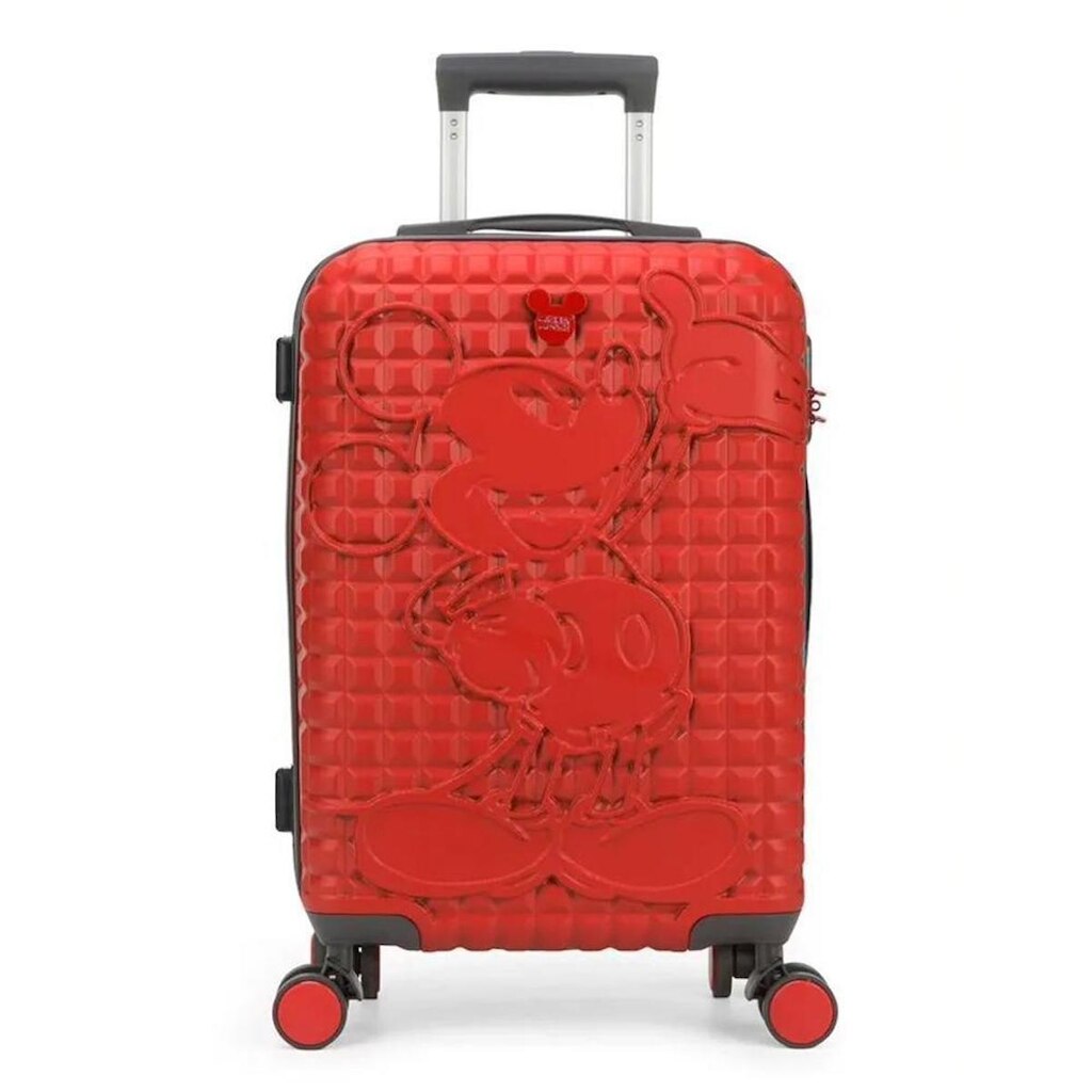 Mala De Viagem Luxcel Mickey Mouse Grande Vermelho