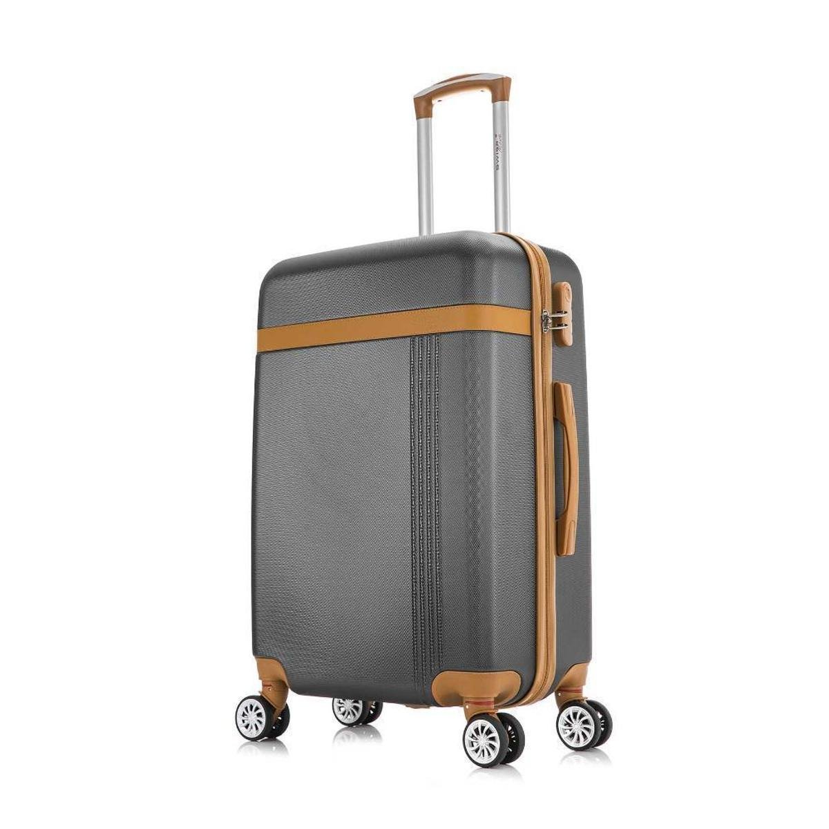 Mala de viagem média grafite Bruges Swiss Move Menor preço em Mala de viagem média grafite Bruges Swiss Move