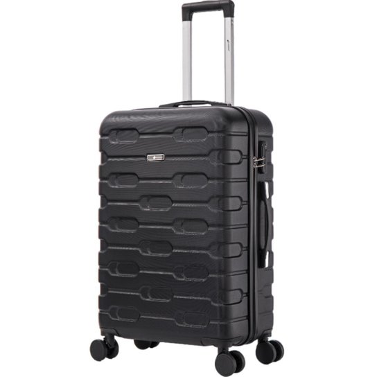 Mala de Viagem Porte Grande Rodas 360° ABS Cadeado TSA Texturizada Cruzeiro 1015-M28