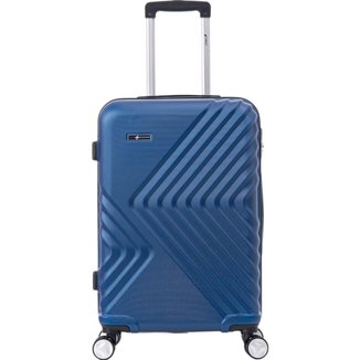 Mala de Viagem Porte Médio Rodas 360° ABS Resistente Cadeado com Segredo Cruzeiro 1019-M24