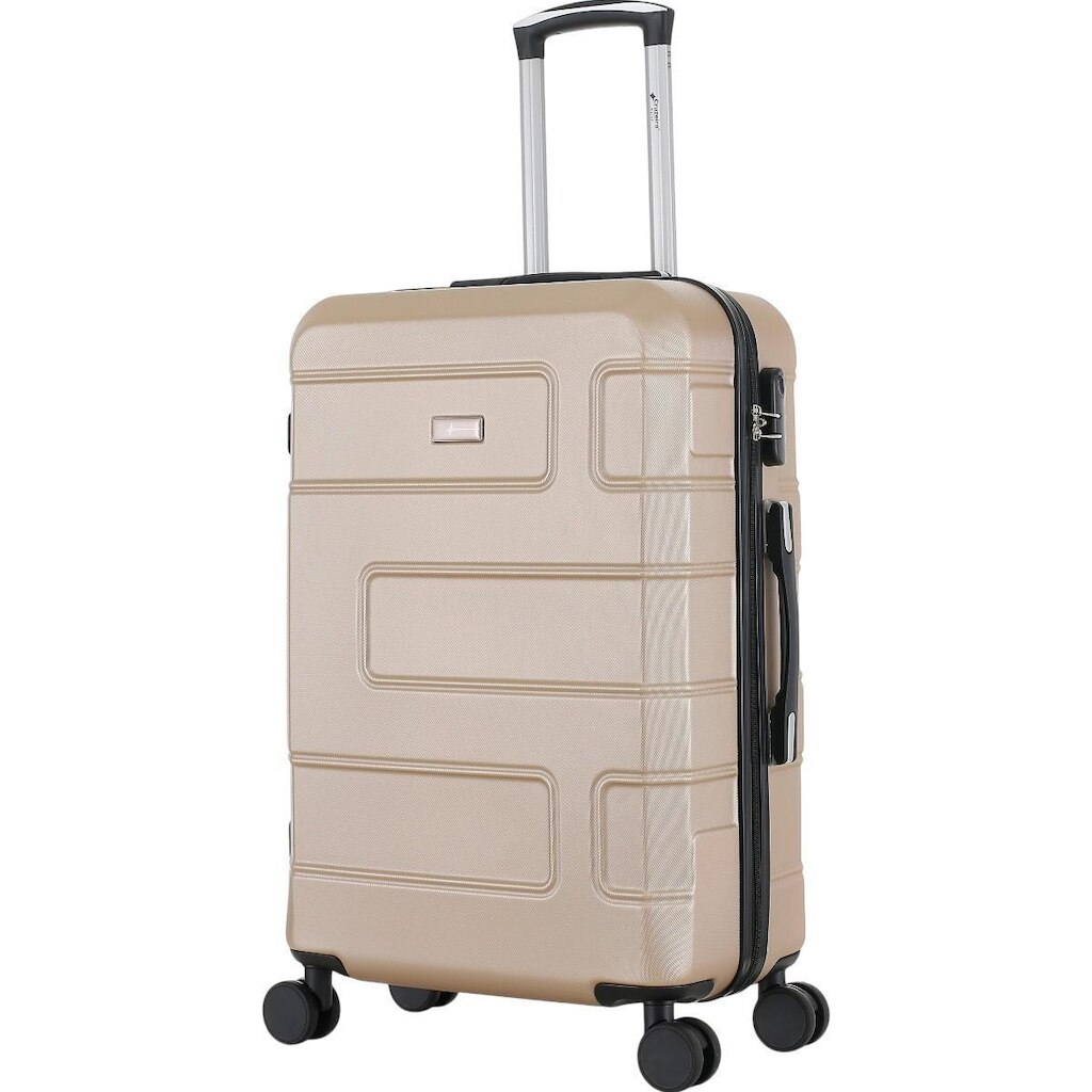 Mala de Viagem Porte Médio Texturizada Rodas 360 ABS Cadeado Com Segredo Resistente Cruzeiro 1022-M2