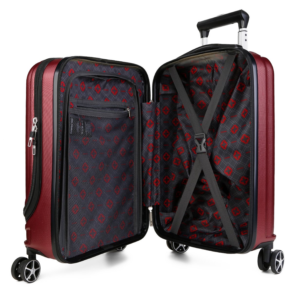 Mala de Viagem Swiss Trip P Vermelho Netshoes