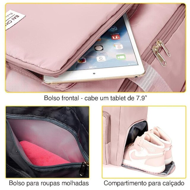 Mala Lorben com Porta Tênis Impermeável