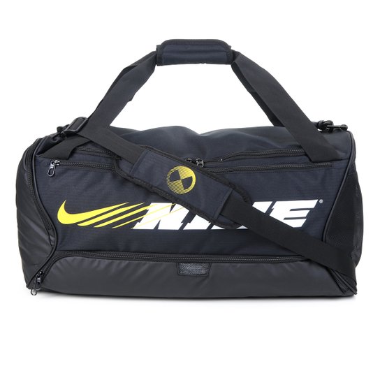 Mala Nike Brasilia Duffel - Preto+Branco Menor preço em Mala Nike Brasilia Duffel - Preto+Branco