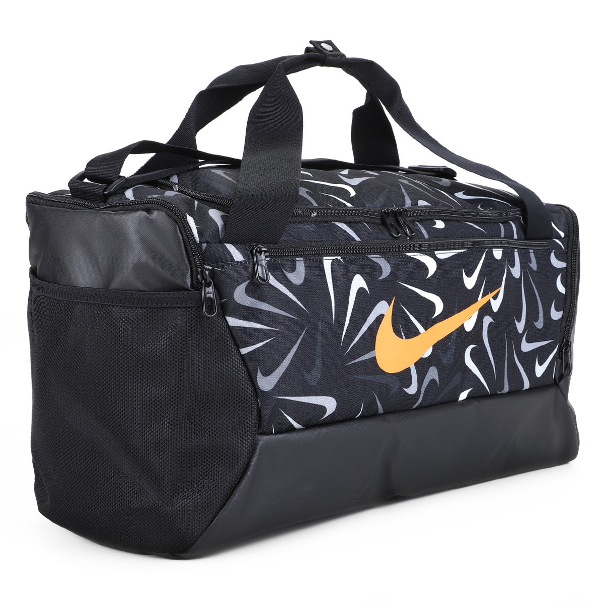 Mala Nike Brasilia S Duff 9.5 AOP Preto Netshoes