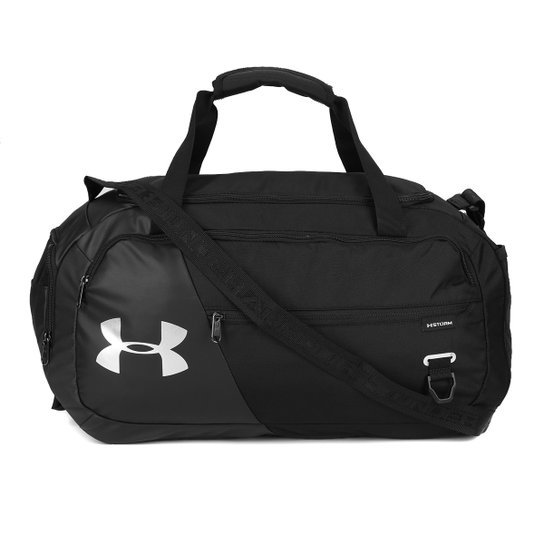 Mala Under Armour Undeniable Duffel 4.0 SM - Preto+Prata Menor preço em Mala Under Armour Undeniable Duffel 4.0 SM - Preto+Prata