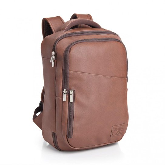 Mala/Mochila Duomo 2 em 1 Para Notebook 15.6' Viccina - Caramelo Menor preço em Mala/Mochila Duomo 2 em 1 Para Notebook 15.6' Viccina - Caramelo