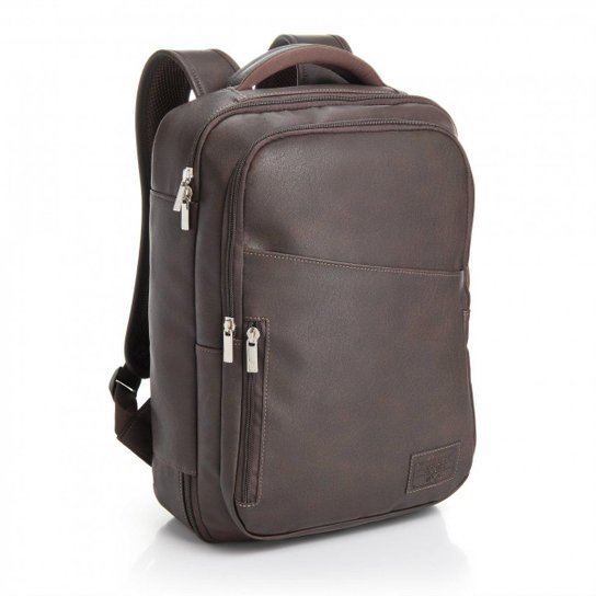 Mala/Mochila Duomo 2 em 1 Para Notebook 15.6' Viccina - Marrom Menor preço em Mala/Mochila Duomo 2 em 1 Para Notebook 15.6' Viccina - Marrom