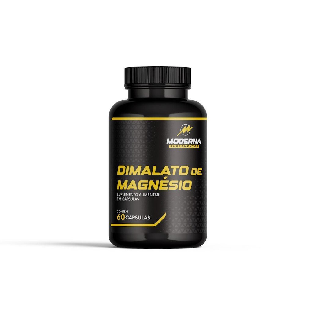 Malato de Magnésio Moderna Suplementos 60 Cápsulas