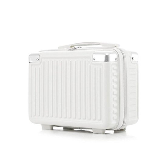 Maleta Frasqueira de Mão para Viagem Necessaire Organizador de Objetos Multifuncional com Alça - Branco Menor preço em Maleta Frasqueira de Mão para Viagem Necessaire Organizador de Objetos Multifuncional com Alça - Branco