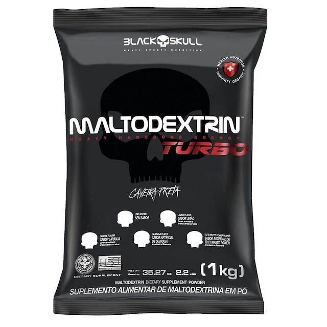 Maltodextrin Turbo Refil - 1Kg -Black Skull