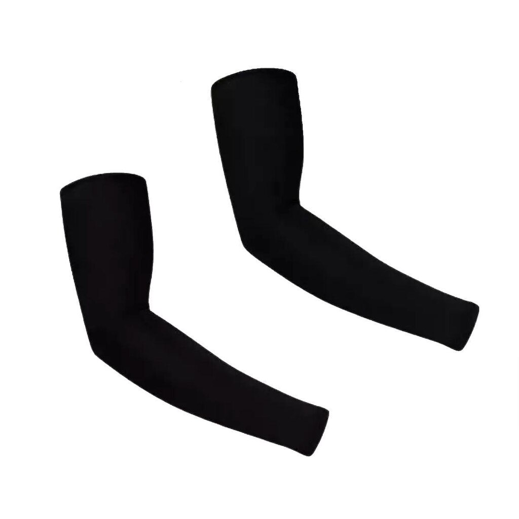 Manguito De Ciclismo Preto Com Proteção Uv+50