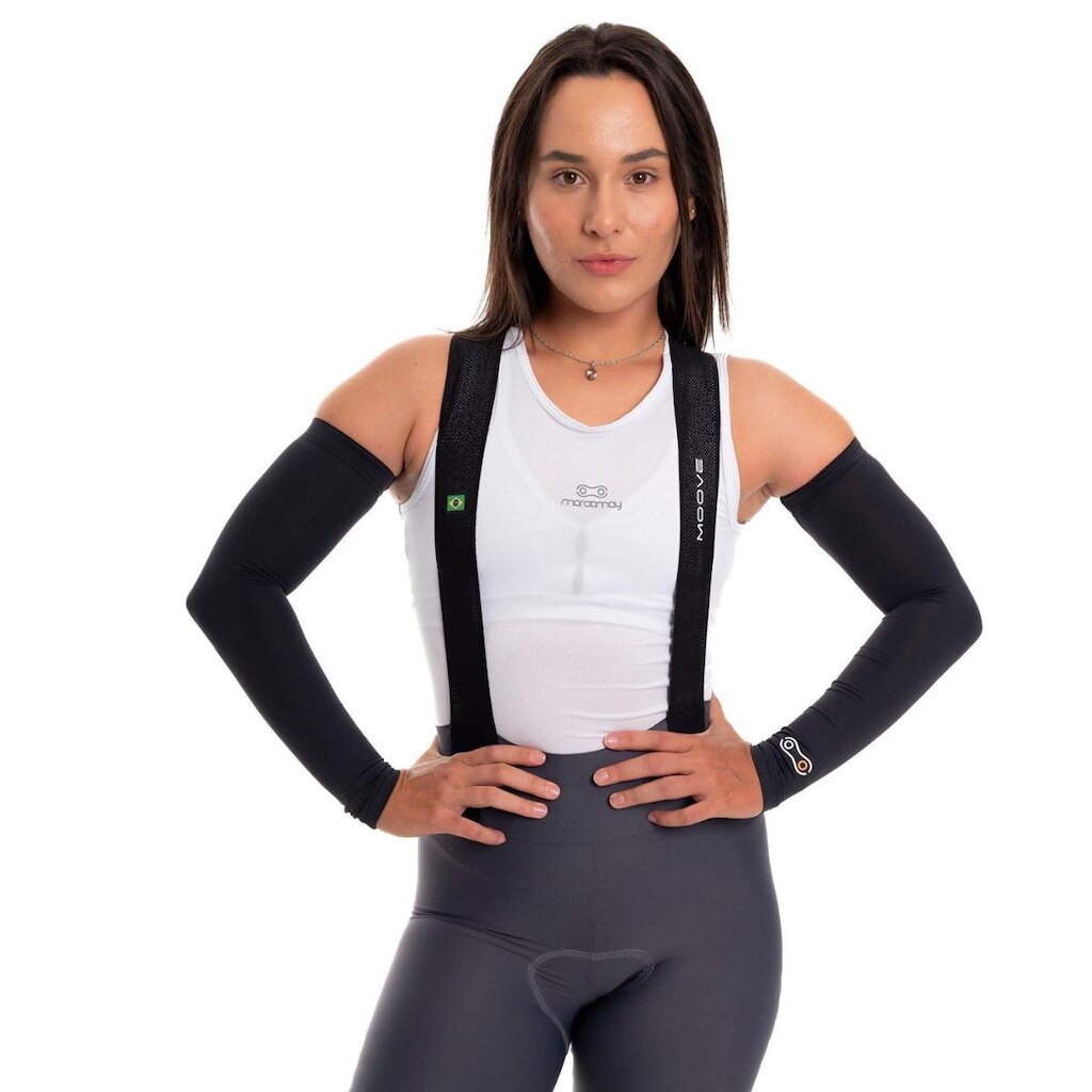 Manguito para Ciclismo de Verão Márcio May Comfort Preto