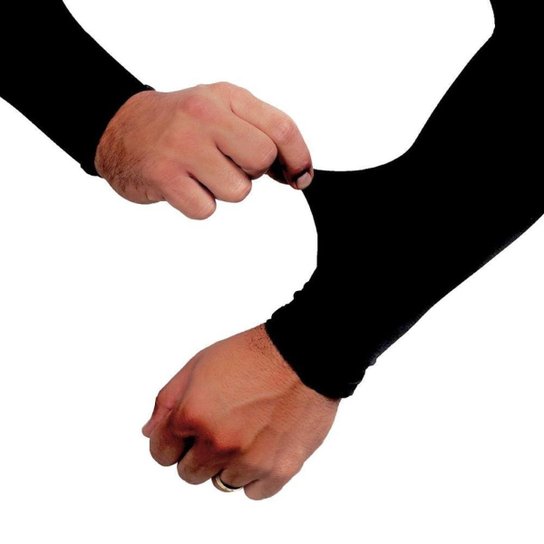 Manguito Protetor Braço Proteção UV50+ Vôlei - Preto Menor preço em Manguito Protetor Braço Proteção UV50+ Vôlei - Preto