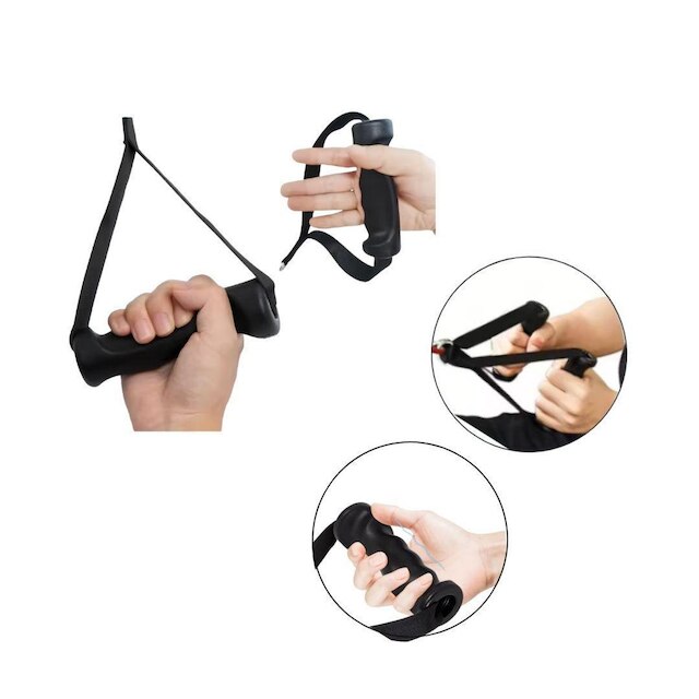Manopla Anatômica Puxador Crossover Polia Pulley Yangfit Par