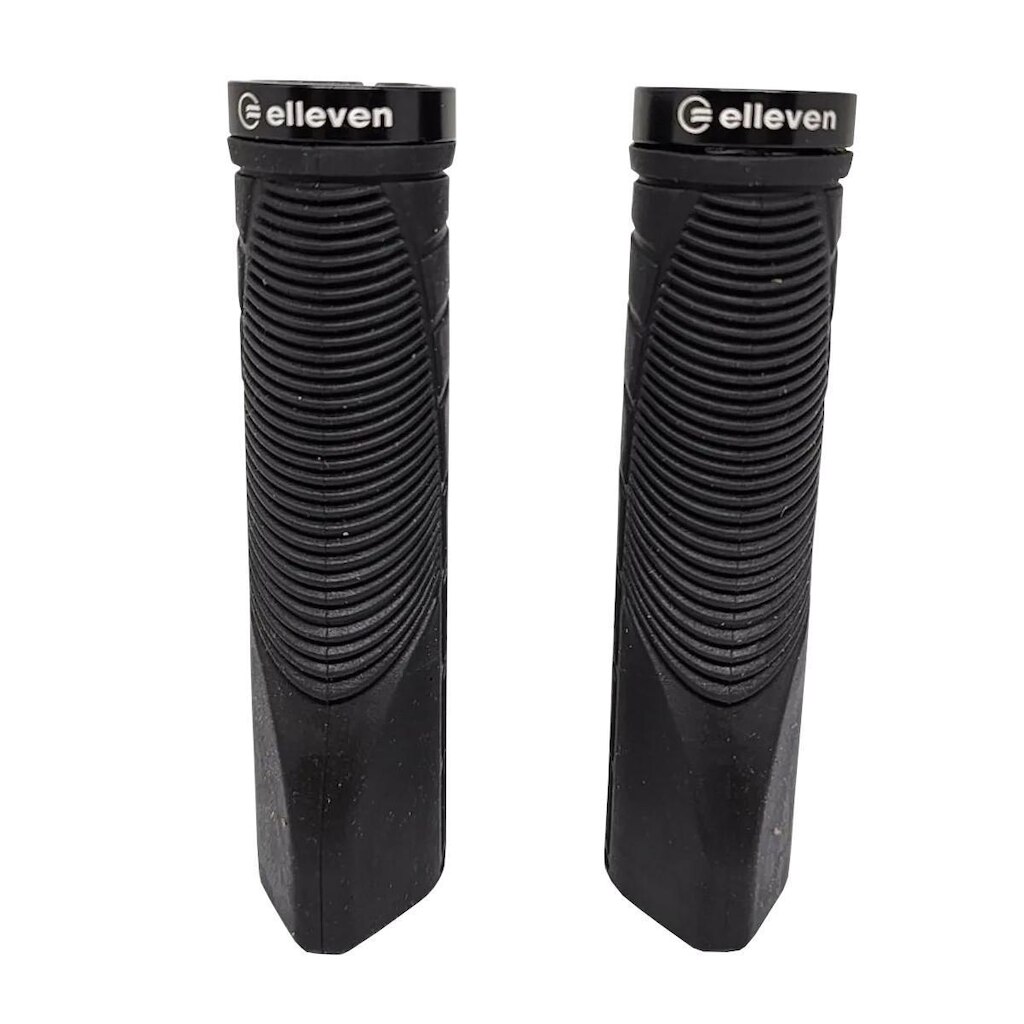 MANOPLA ERGONOMICA ELLEVEN 130MM EMBORRACHADA BASIC PRETA