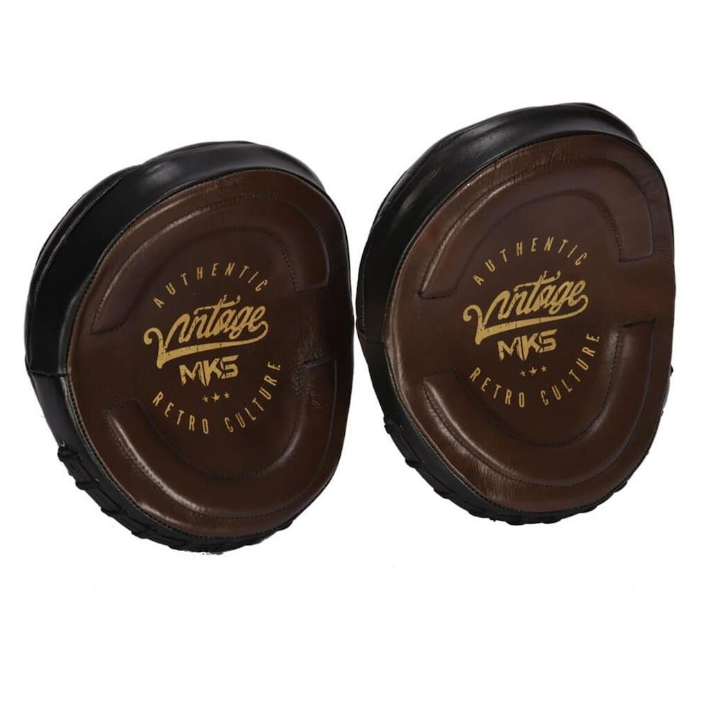Manopla MKS Vintage Coaching Mitts em couro