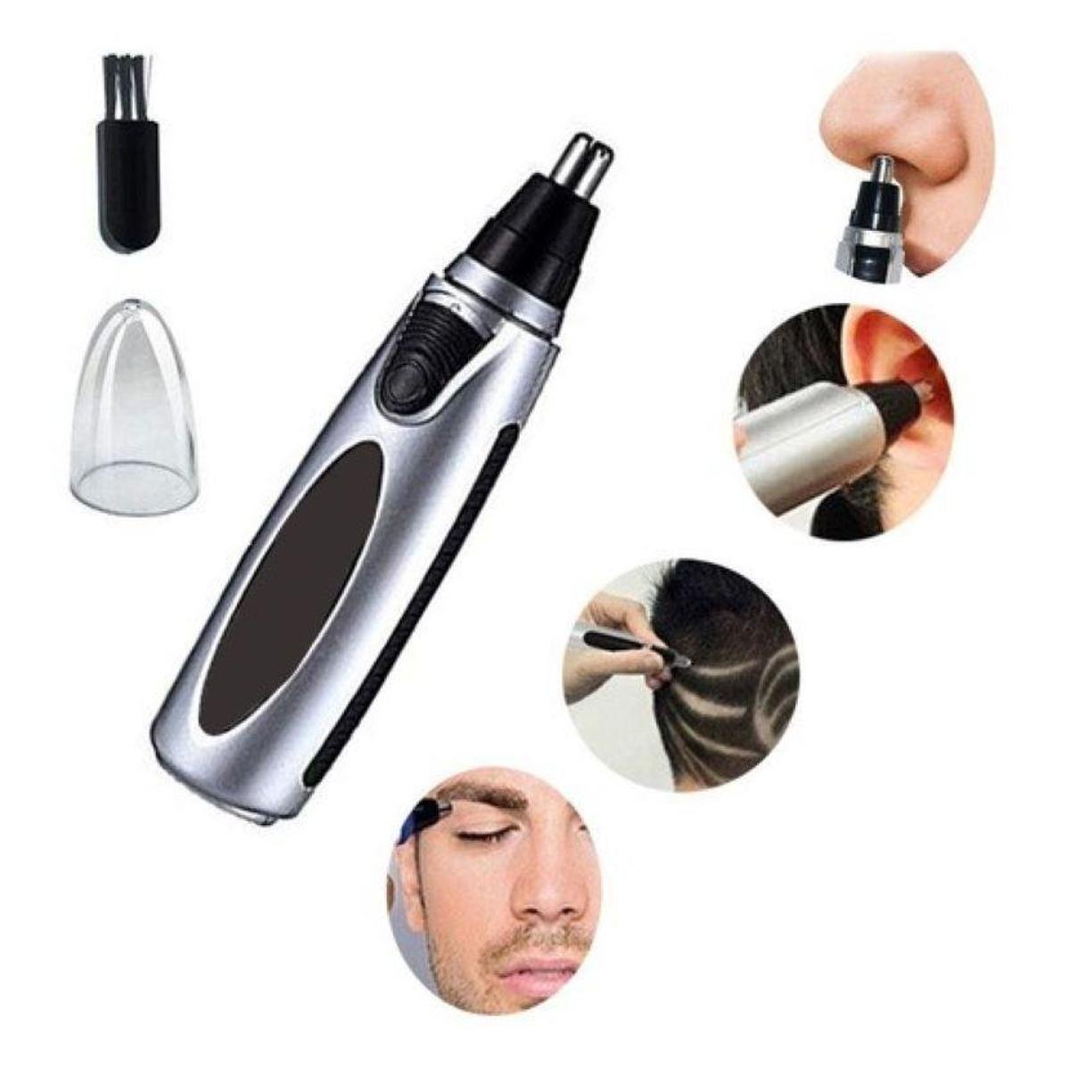 Maquina Aparador cortador De Pelos Nariz Orelha Prata Netshoes