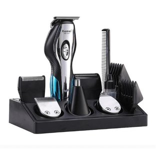 Maquininha Profissional Cabelo Barba 11 Em 1 Kemei Km-5031