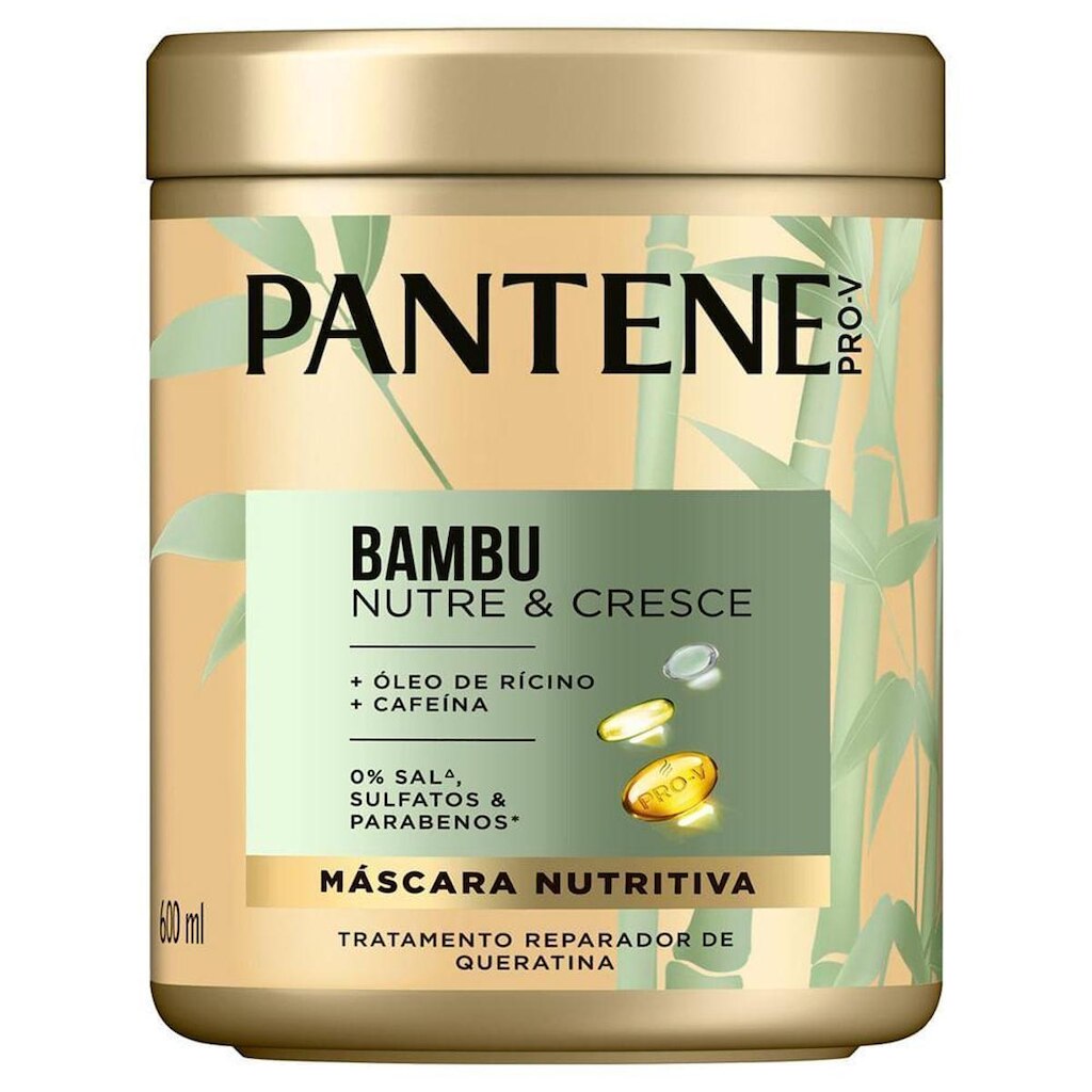 Máscara de Tratamento Pantene Nutrição e Crescimento 600ml