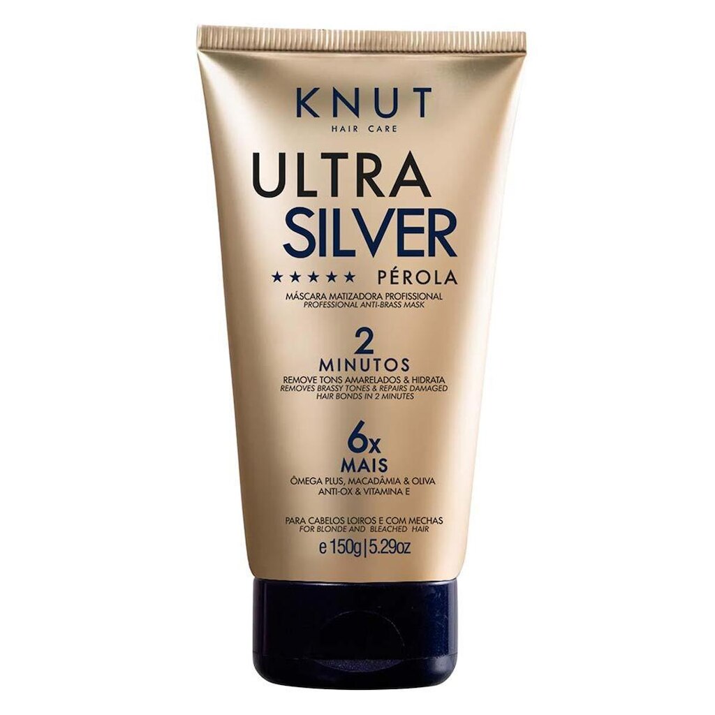 Máscara Matizadora Knut Ultra Silver Pérola 150g