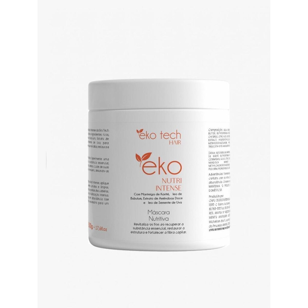 Máscara NUTRI INTENSE Eko Tech 500G - PROFISSIONAL