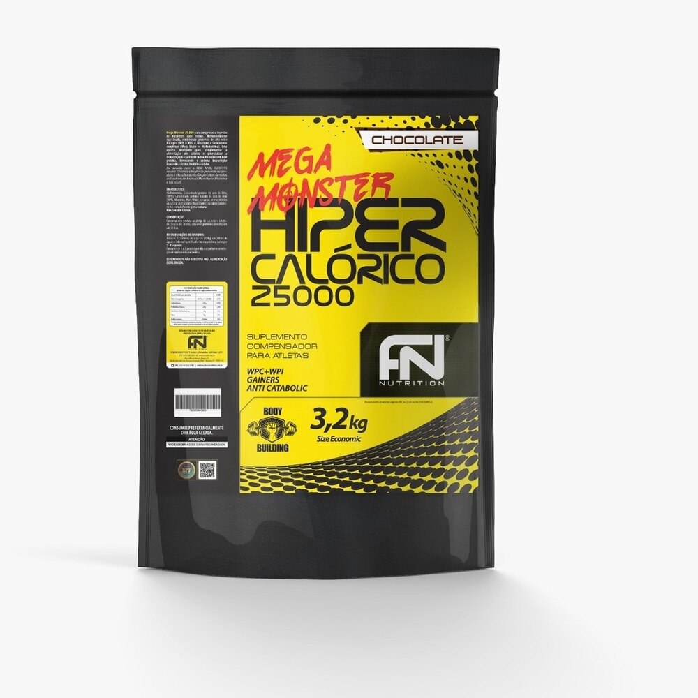 MEGA MONSTER HIPER CALÓRICO 25000 FORCE NUTRITION 3,2KG