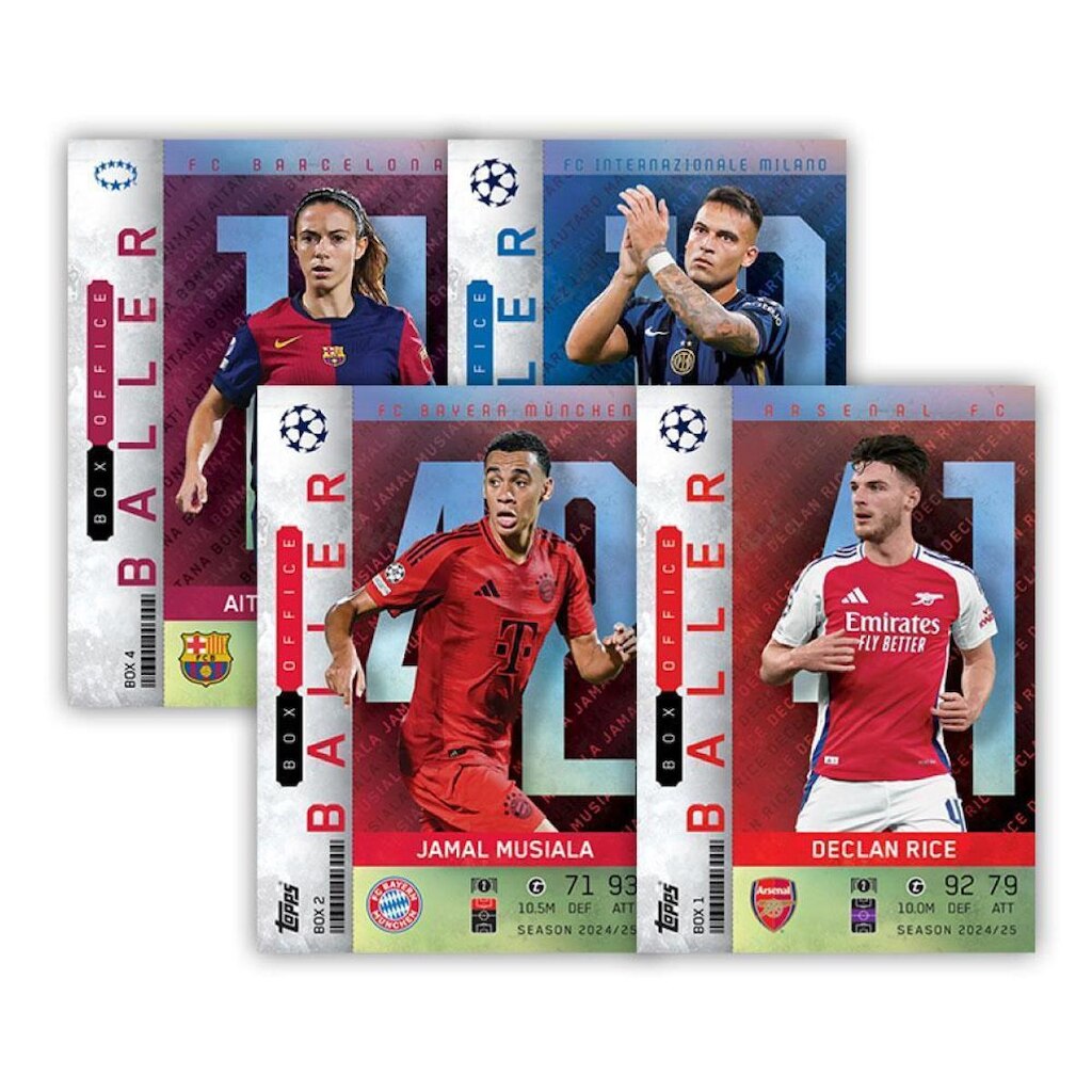 Mega Tin Bundle - Match Attax Extra Topps 2025 - 1 Mega Tin Giants of the Game + 1 Mega Tin The Inv