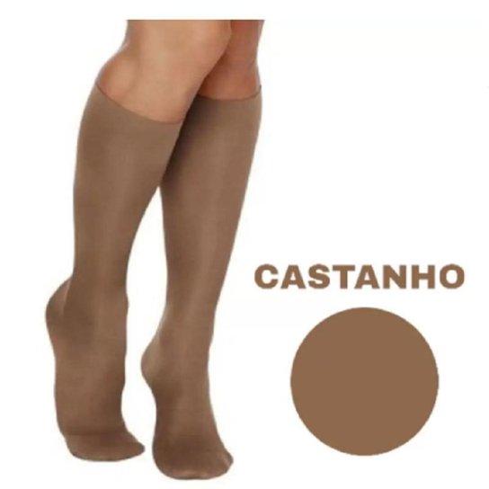 Meia 3/4 Com Ponteira Kendall Média Compressão 1671 - Castanha Menor preço em Meia 3/4 Com Ponteira Kendall Média Compressão 1671 - Castanha