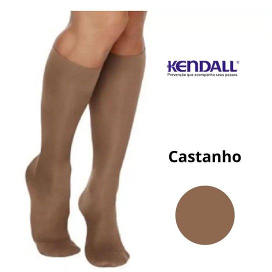 Meia 3/4 Com Ponteira Kendall Média Compressão 1671 - Castanha é ruim? Meia 3/4 Com Ponteira Kendall Média Compressão 1671 - Castanha é boa?