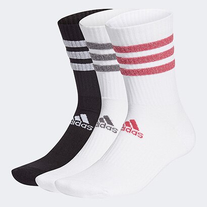 meia adidas solid crew cano alto