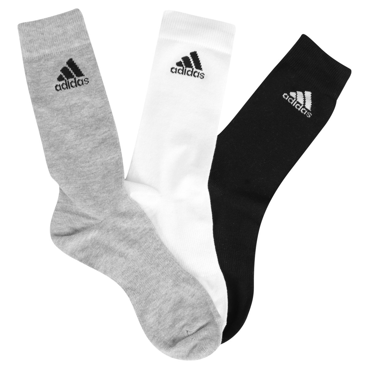 meia preta cano alto adidas