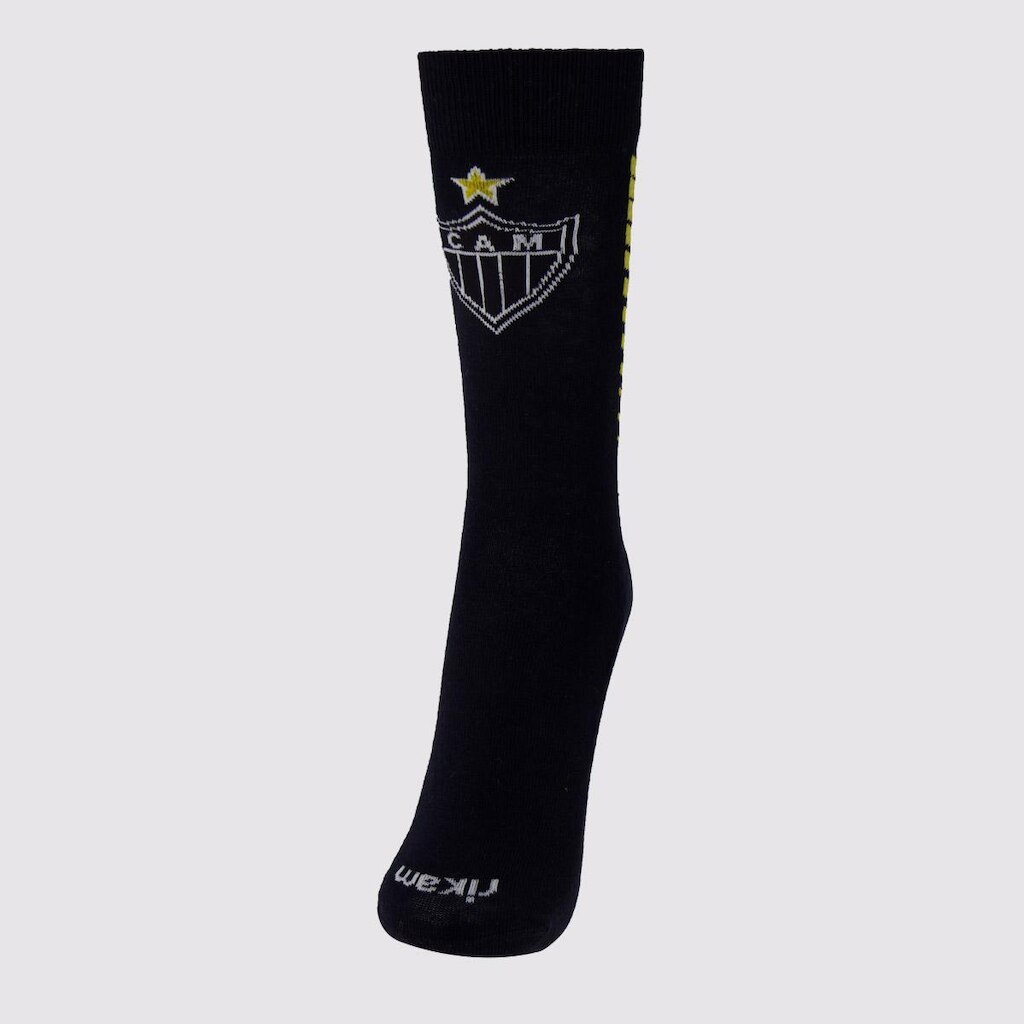 Meia Atlético Mineiro Casual Escudo Masculino